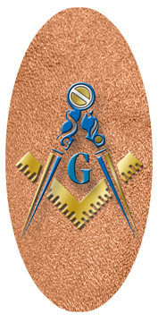 DG5000-370-SH-CP Masonic Lodge Shimmer Copper